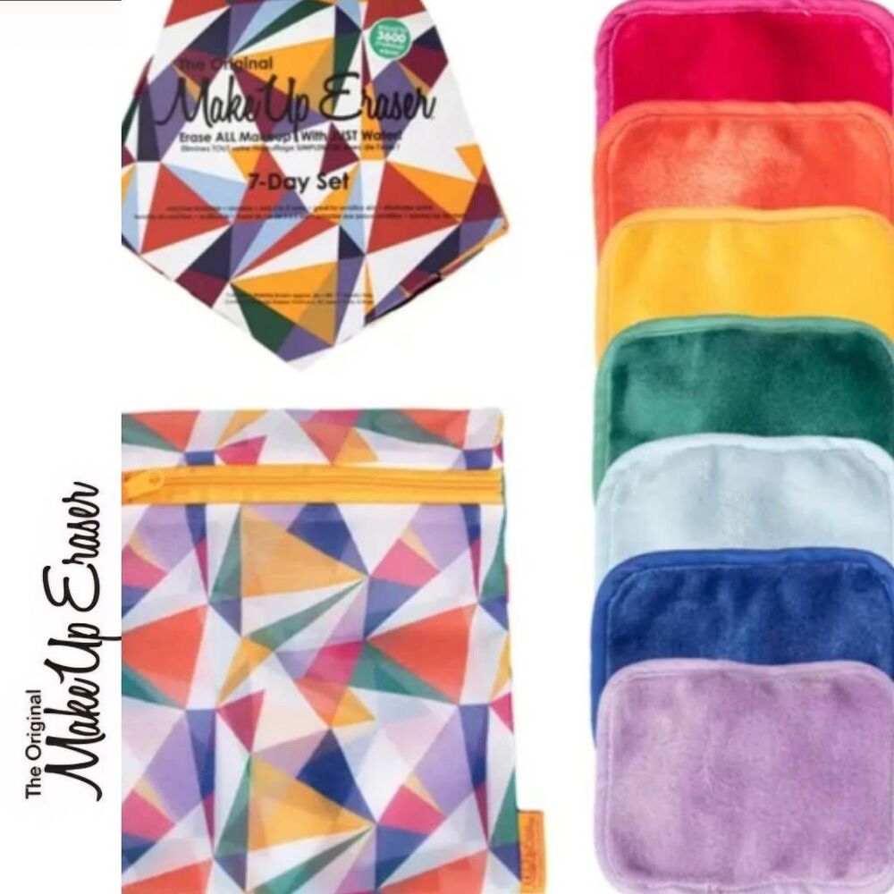 Makeup Eraser Geometric 7 Day Set w/Bag
